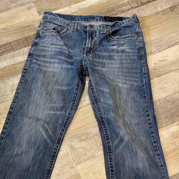 Men's TK Axel Treadwell Relaxed Straight Leg Jeans - 32 x 32 - Picture 6 of 9